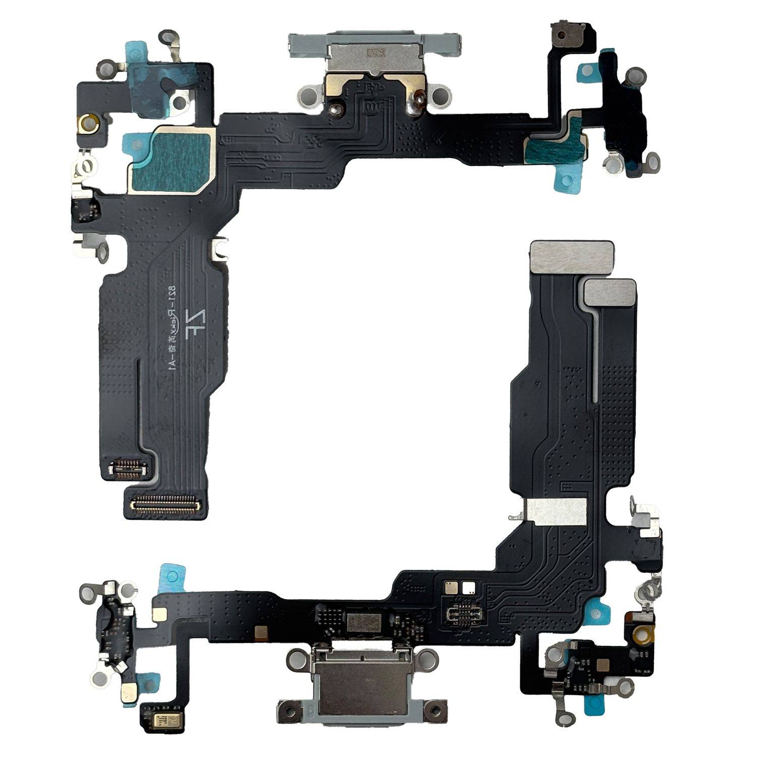 Für Apple iPhone 15 Ladeanschluss Dock Connector Reparatur Ersatzteil Blau