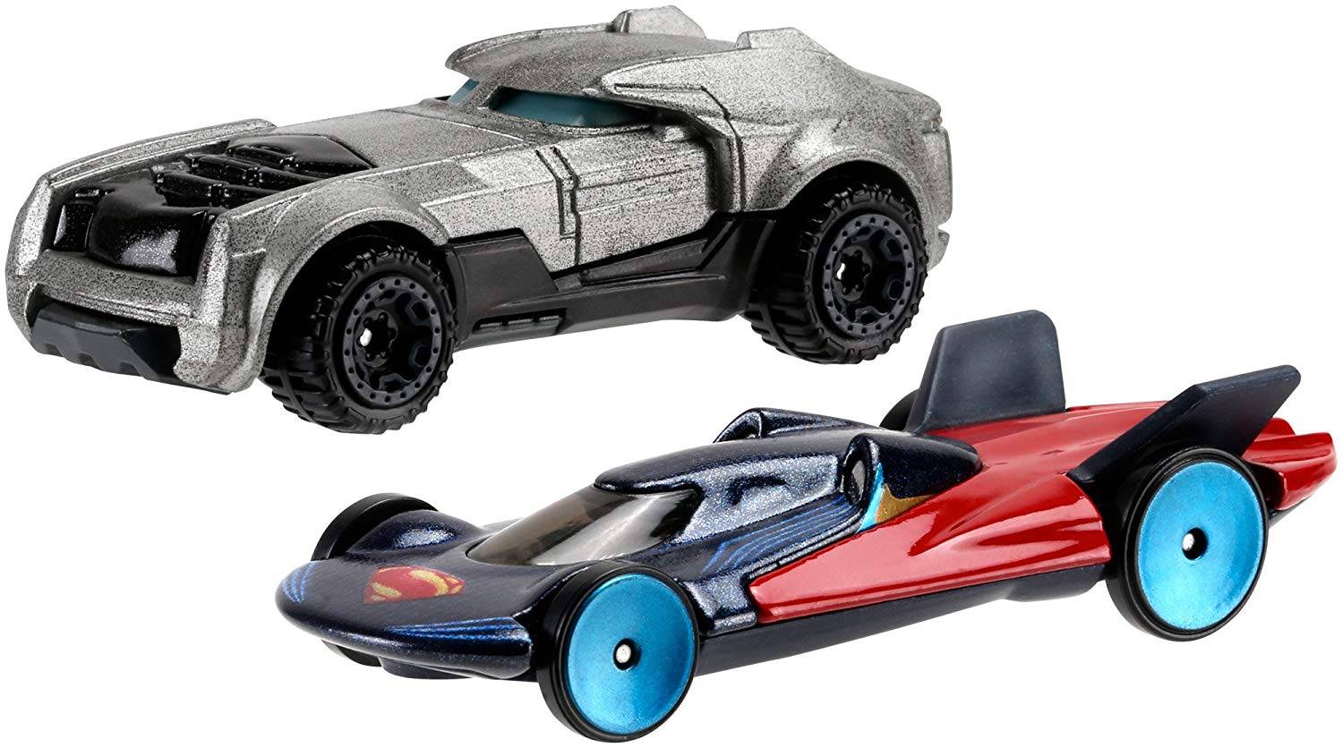 Mattel - Hot Wheels Spielzeugauto "Batman v Superman" (2er Pack) Auto Helden fahren Superhelden