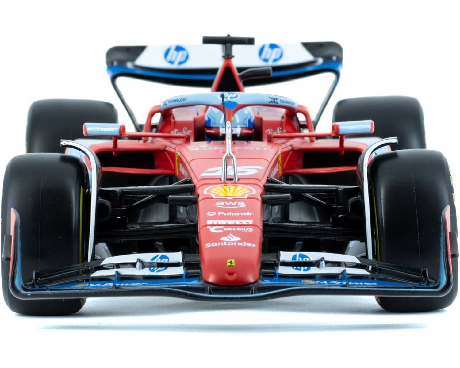 Bburago 18-16815L-1 - Modellauto - Ferrari SF-24 Miami Leclerc #16 (Maßstab 1:18) Sammler Motorsport