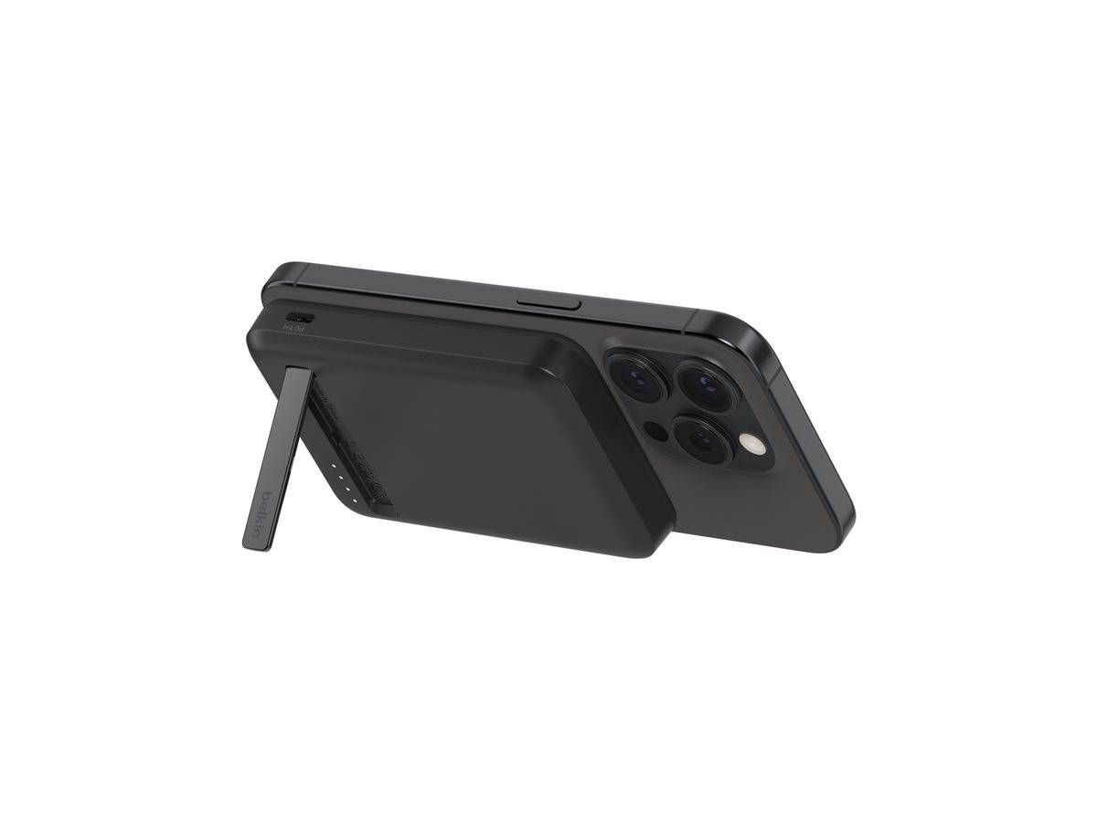 Belkin BoostCharge Pro - Induktive Power Bank - magnetisch mit Qi2 - 5000 mAh - 15 Watt - Fast Charge (24 pin USB-C)