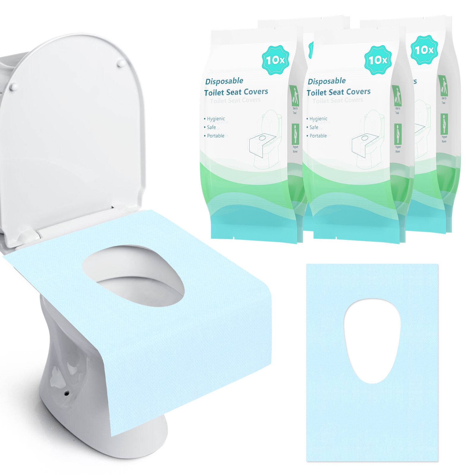 120 Stück Einweg-Reisesicherheit Toilettensitzbezug Mattenkissen 60x40cm