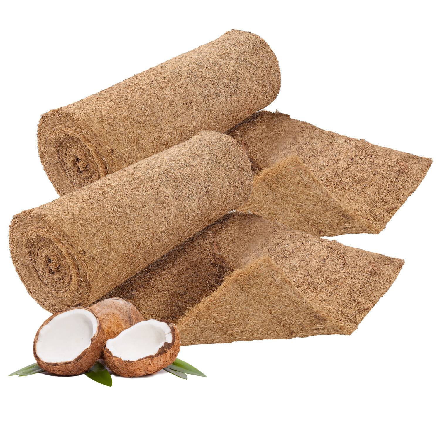 5m Kokosmatte Winterschutz Böschungsmatte Kokosfasermatte 1200g/m² 0,5m breit Winterschutz und Kälteschutz für Pflanzen