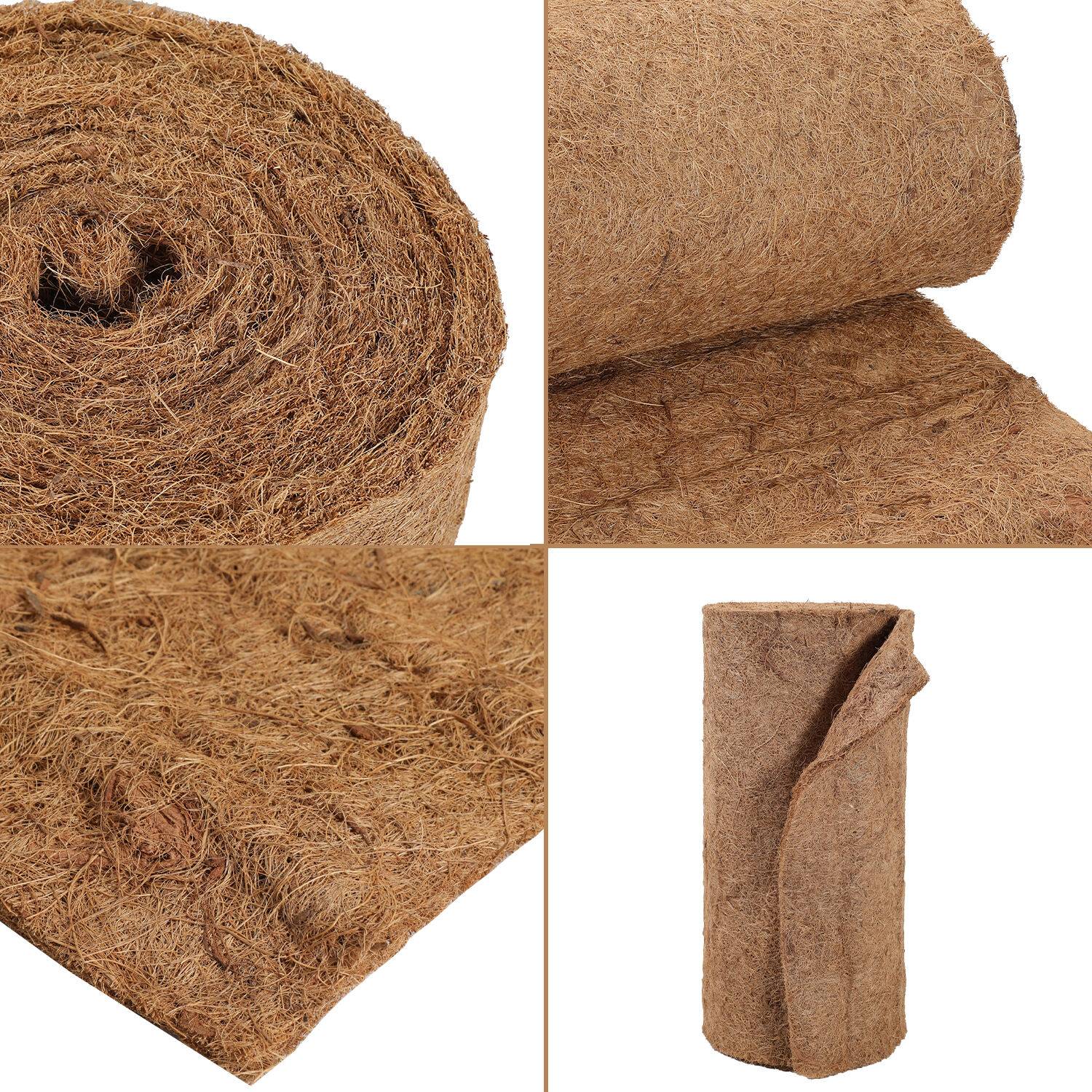 40m Kokosmatte Winterschutz Böschungsmatte Kokosfasermatte 1200g/m² 0,5m breit Winterschutz und Kälteschutz für Pflanzen