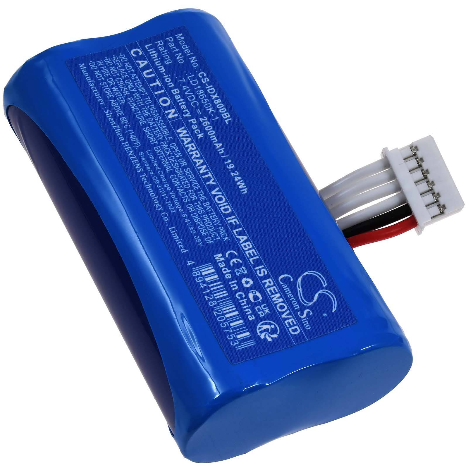 Powery Akku für Ingenico AXIUM DX8000-2-2Q95E Payment-, Zahl-, Karten-Terminal, 7,2V, Li-Ion