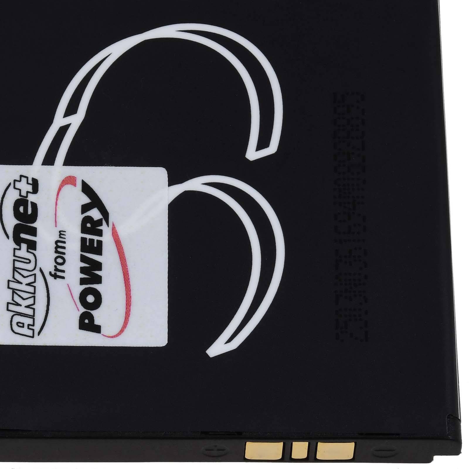 Powery Akku für Angelcare AC337 AC527 Babyphone, 3,7V, Li-Polymer