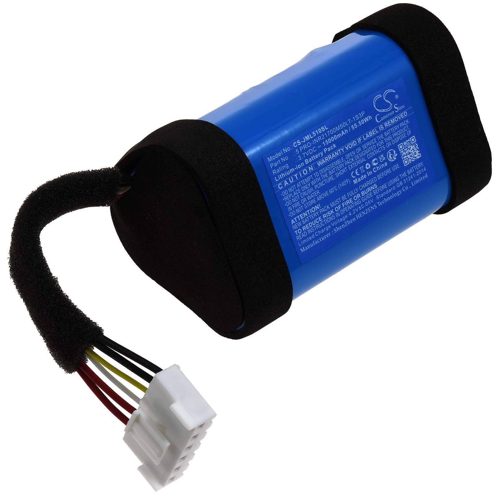 Powery Powerakku passend für Lautsprecher JBL Charge 5 Typ 5 PRO-INR21700M50LT-1S3P, 3,7V, Li-Ion