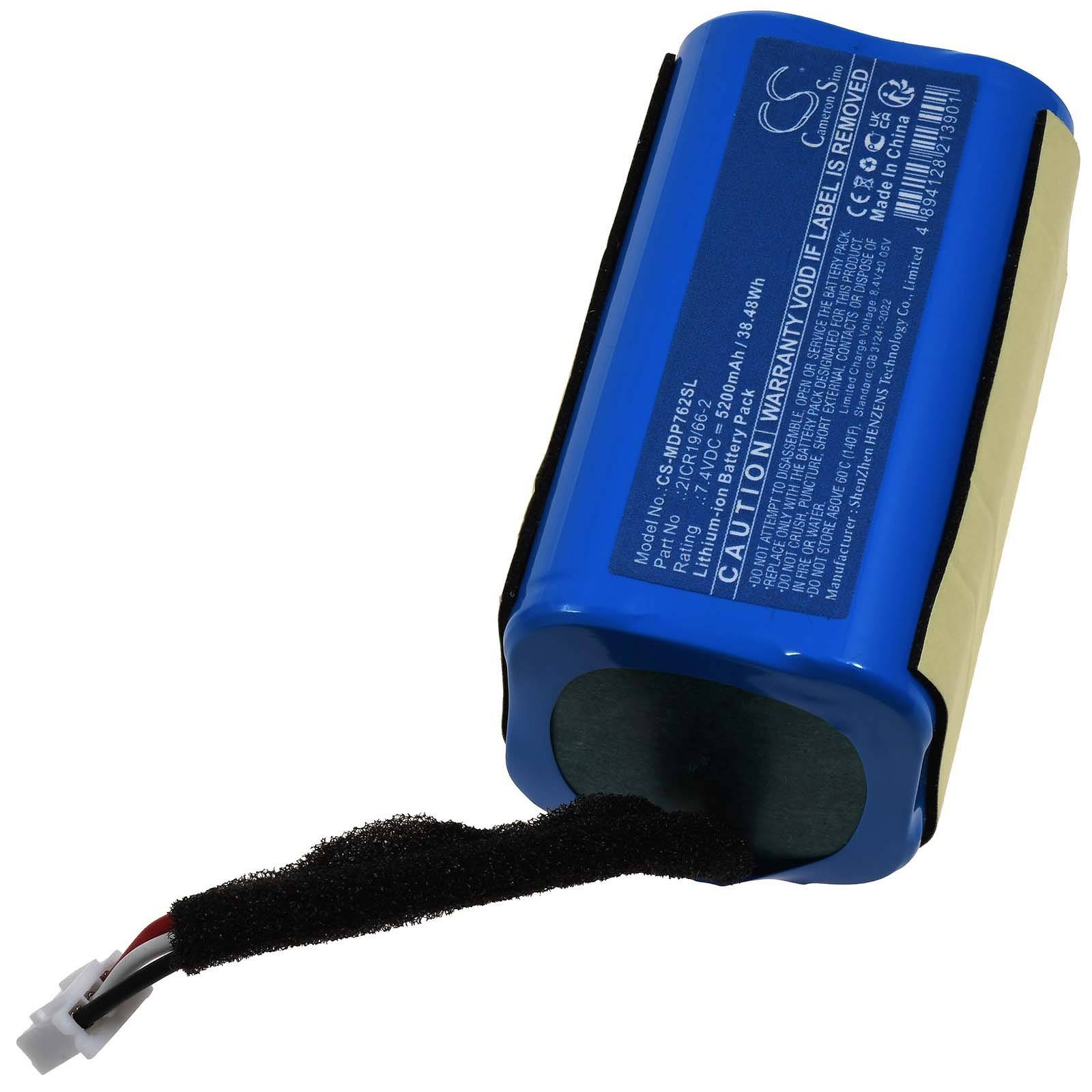 Powery Akku für Medion Life P61762 Lautsprecher, 7,4V, Li-Ion