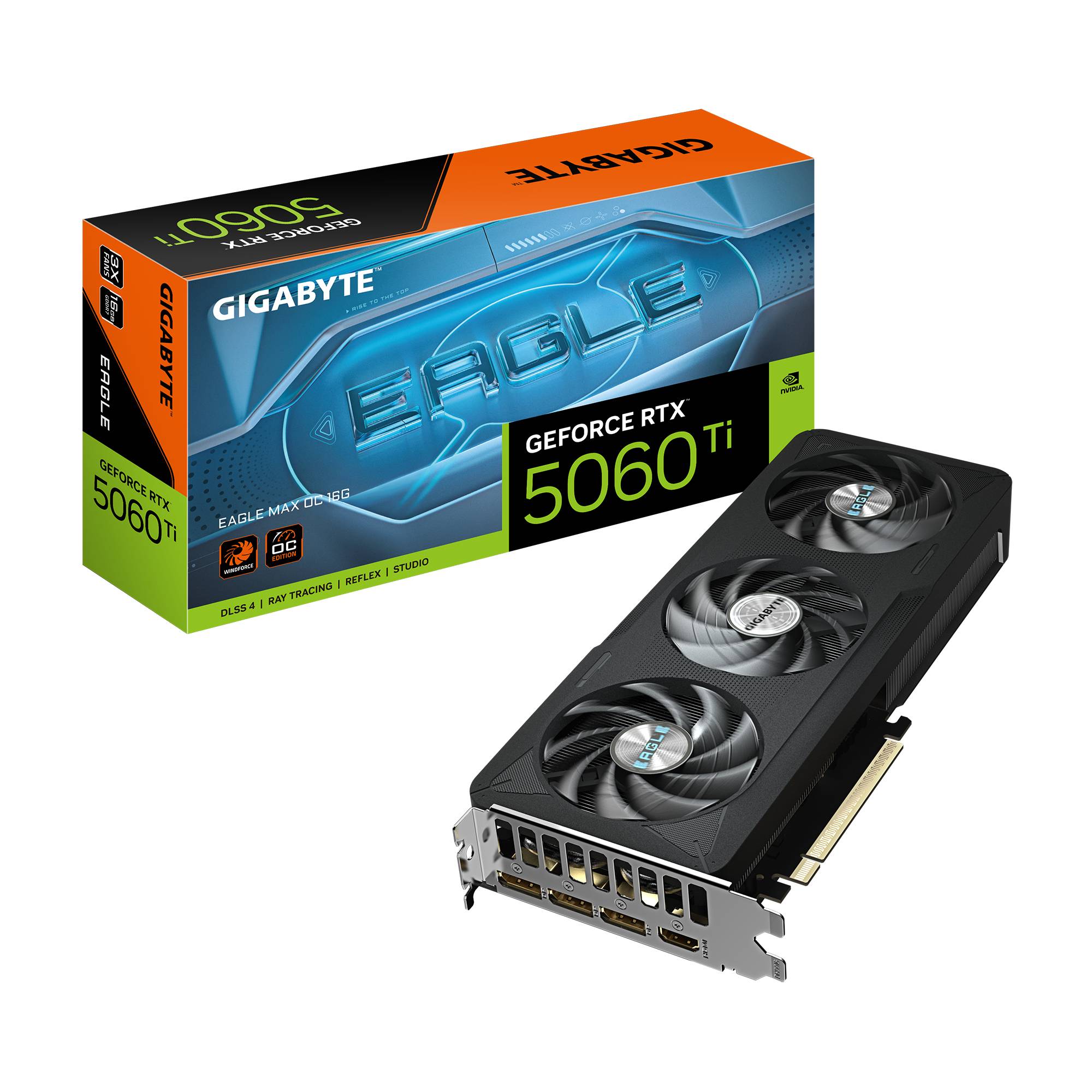 Gigabyte RTX5060 TI Eagle Max OC 16GB GDDR7 HDMI 3xDP