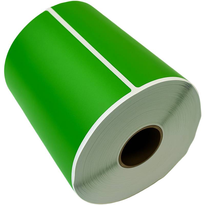 rillprint Rollenetiketten Zebra, 102 x 152 mm, grün