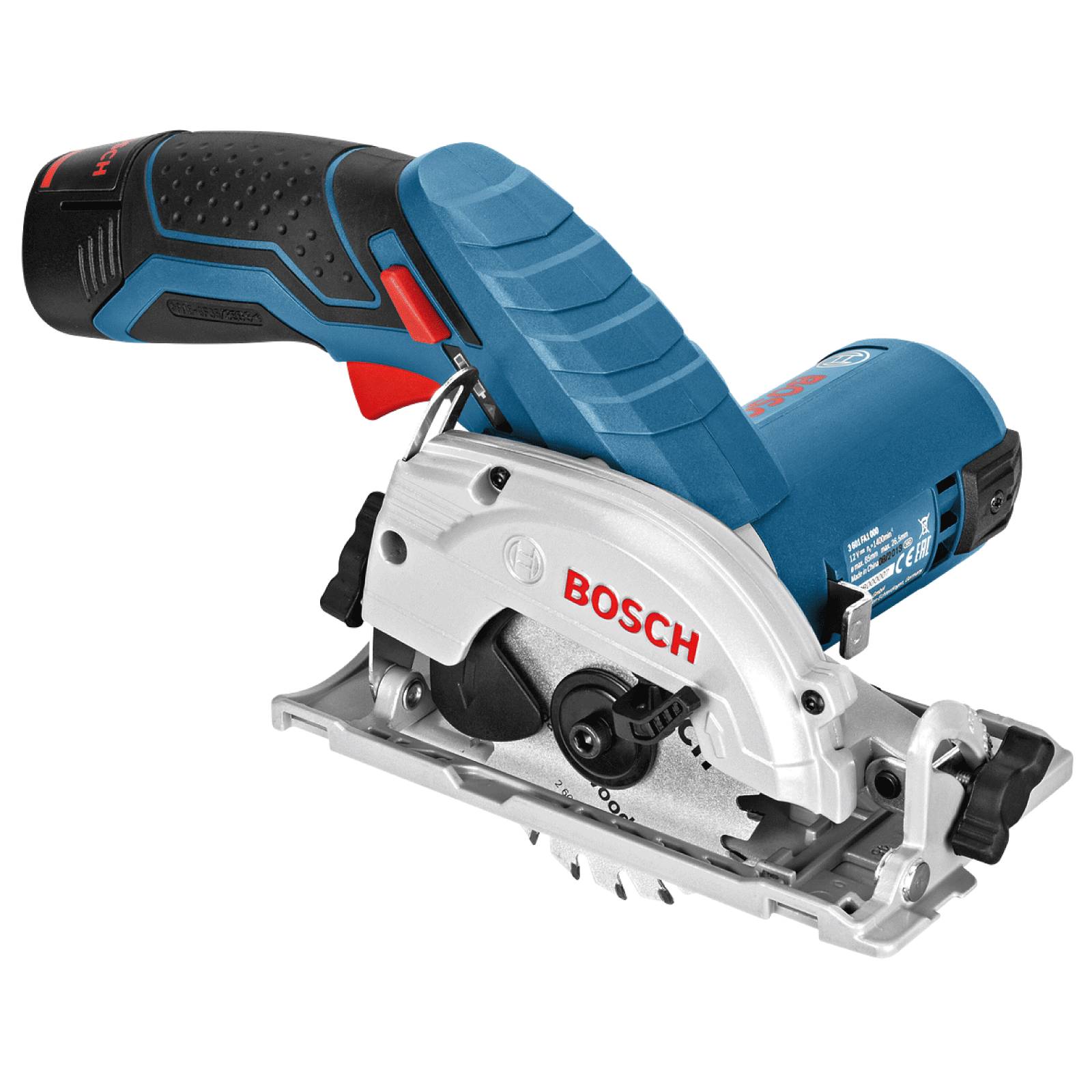 Bosch Akku-Kreissäge GKS 12V-26 12 V Ø 85 mm / 1x 3,0 Ah Akku + Ladegerät inkl. Zubehör in L-Boxx