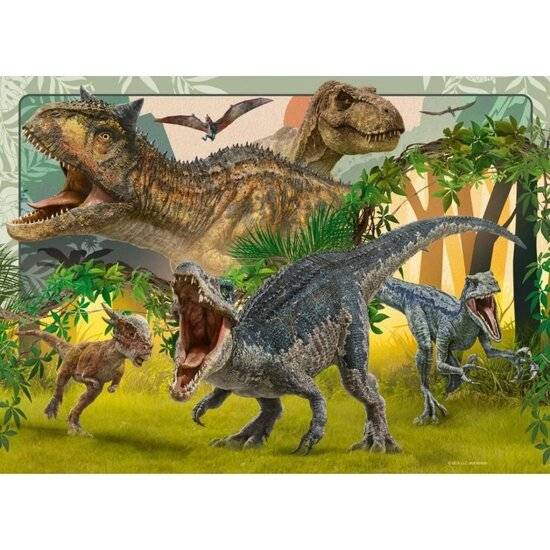 Jurassic World Puzzle 4x100Stück