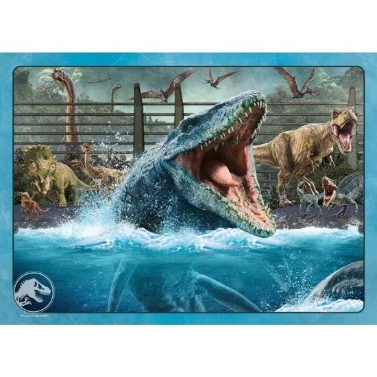 Jurassic World Puzzle 4x100Stück