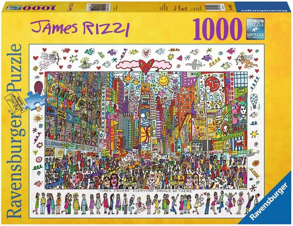 RAVENSBURGER Puzzle Times Square - Jeder sollte dort hingehen 1000 Teile