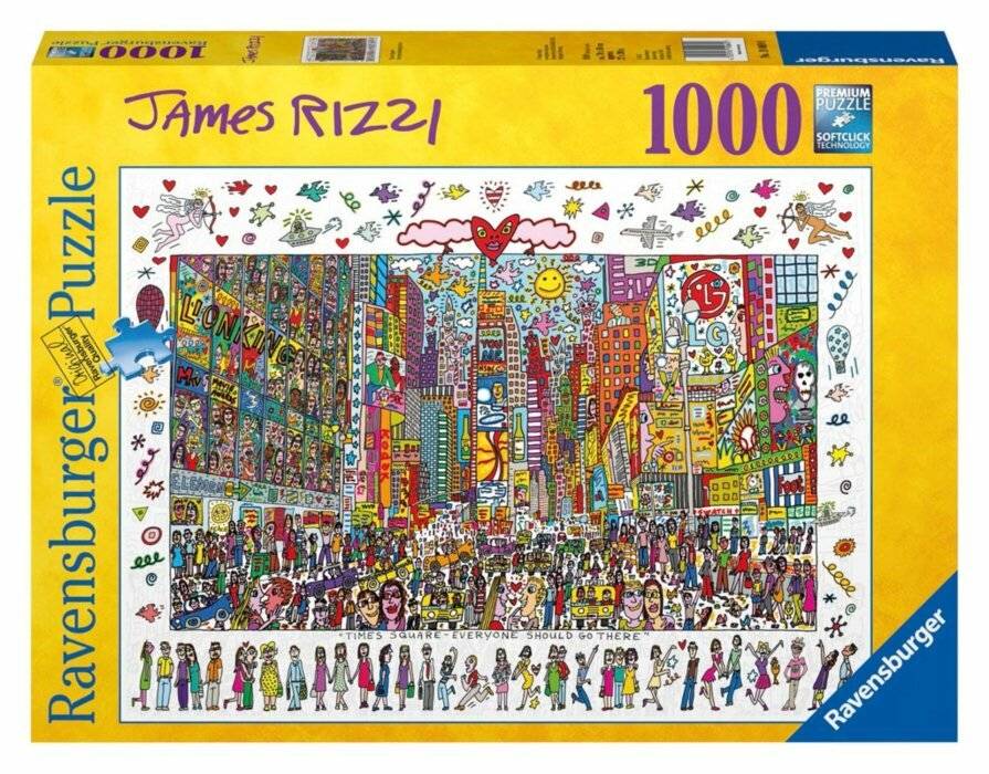 RAVENSBURGER Puzzle Times Square - Jeder sollte dort hingehen 1000 Teile