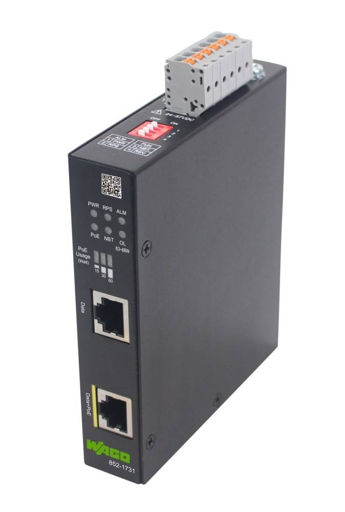 WAGO GmbH & Co. KG Industrial PoE Injector 852-1731