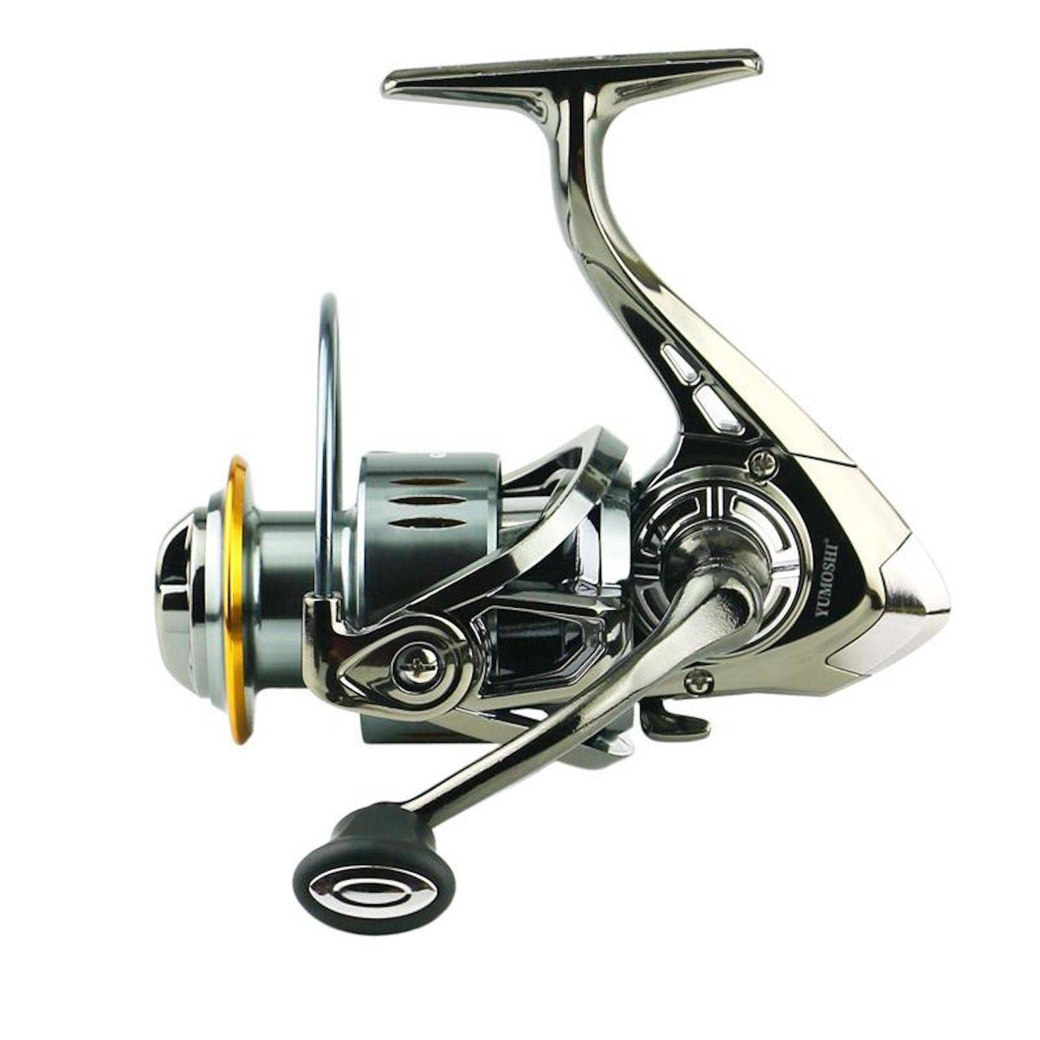 YUMOSHI SJ5000 Spinnrolle Angelspule Vollmetall Salzwasser Süßwasser 5,2:1