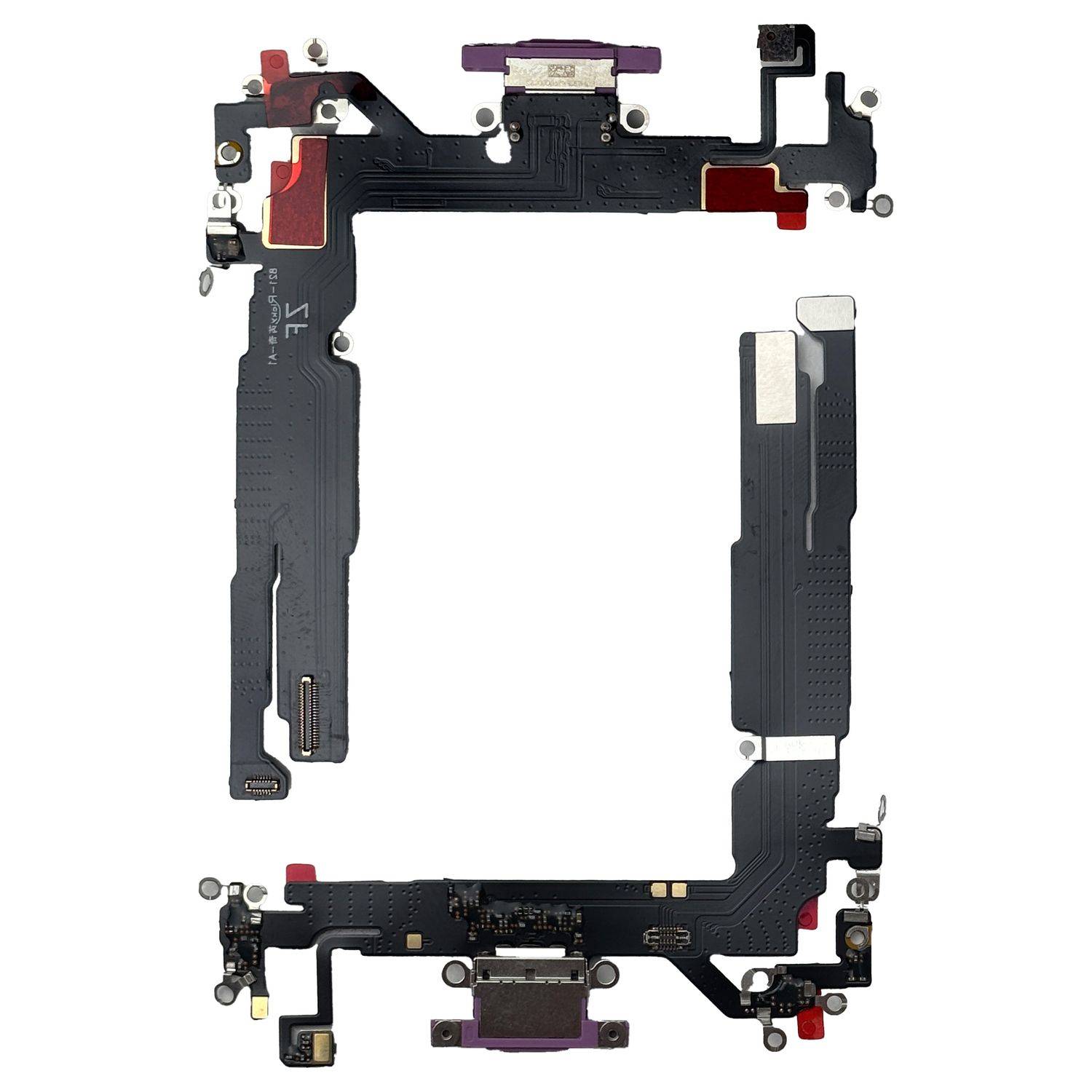 Für Apple iPhone 16 Ladeanschluss Dock Connector Reparatur Ersatzteil Pink