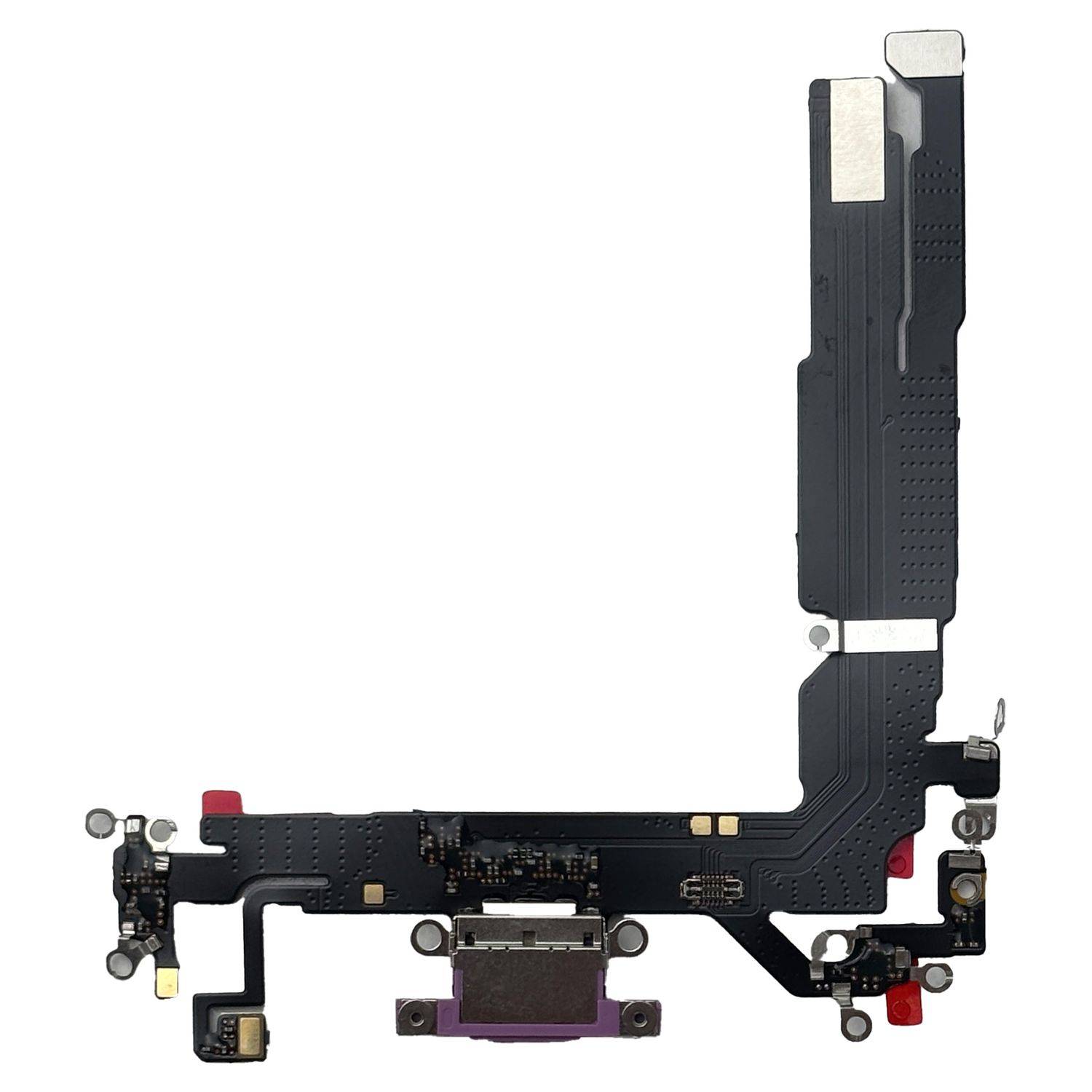 Für Apple iPhone 16 Ladeanschluss Dock Connector Reparatur Ersatzteil Pink
