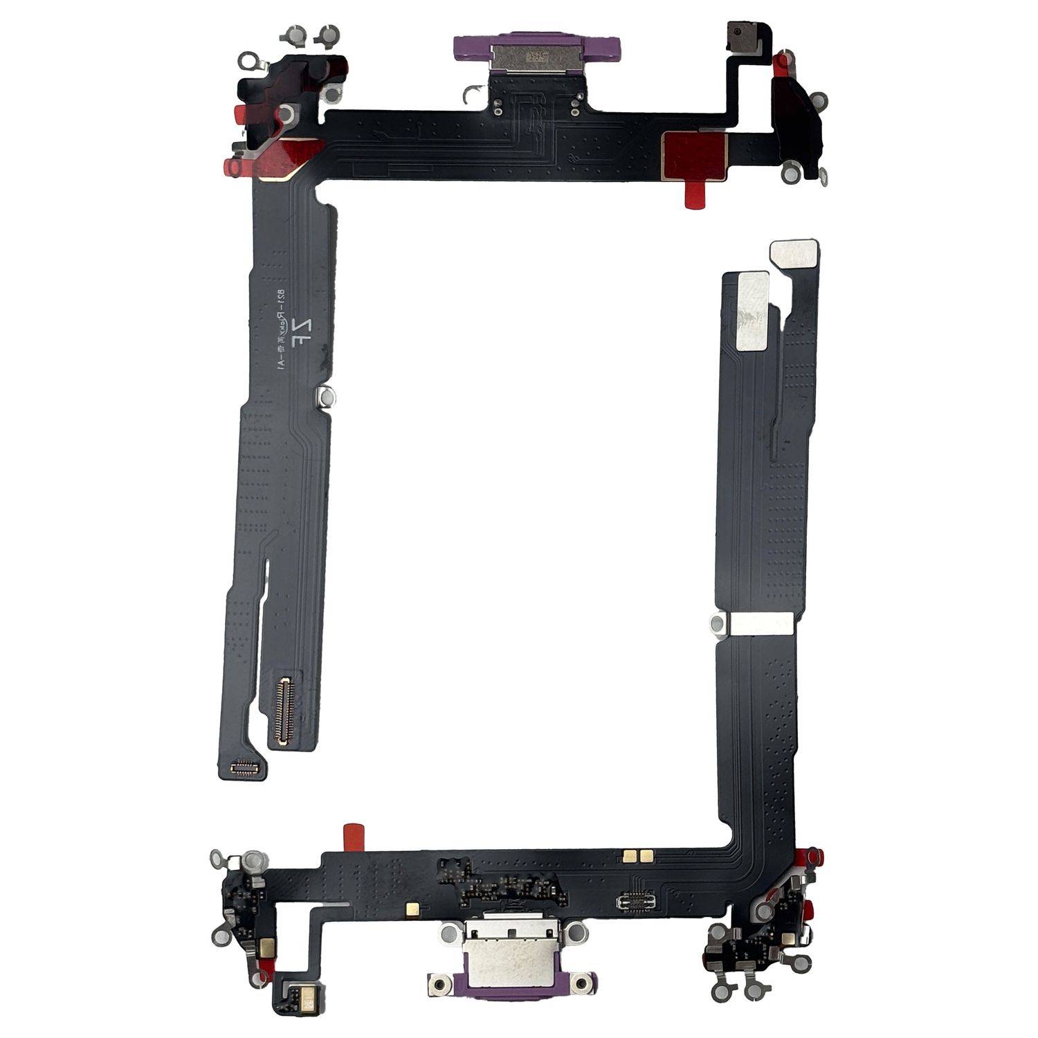 Für Apple iPhone 16 Plus Ladeanschluss Dock Connector Reparatur Ersatzteil Pink