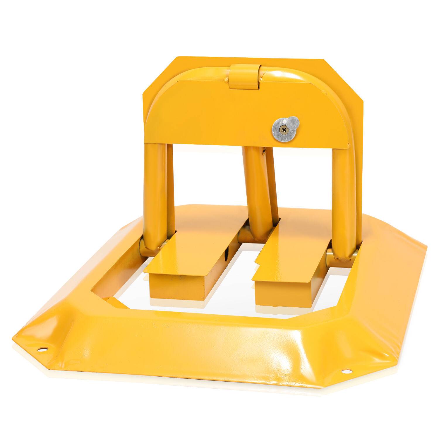 Absperrpfosten,Parkplatzsperre Klappbar universell,Parkpfosten Absperrung Kette,einschließlich 1er Set