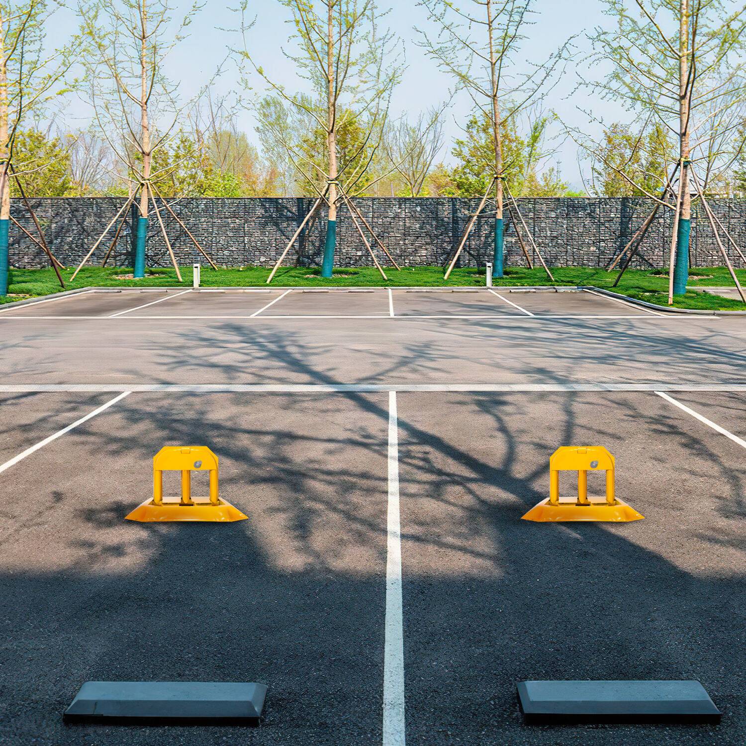 Absperrpfosten 1 set Parkplatzsperre Klappbar universell Parkpfosten Absperrung