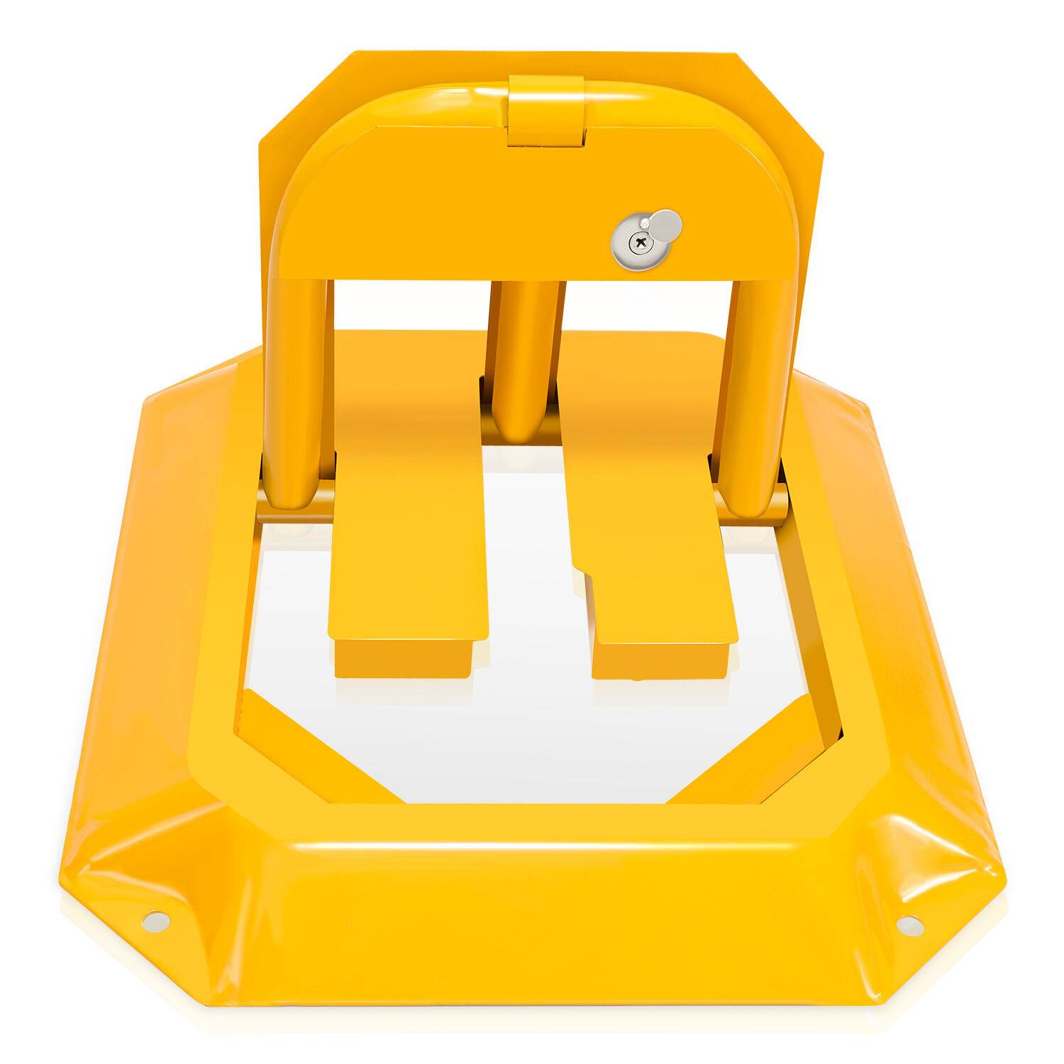 Absperrpfosten, Parkplatzsperre Klappbar universell,Parkpfosten Absperrung Kette,einschließlich 1 Stück