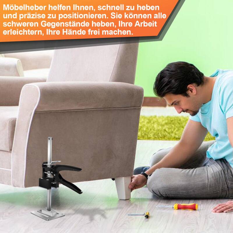 Handwerkzeugheber Arm Plattenheber Arbeitssparender Bis 240Kg Brett Heber Schrankheber Höhenverstellung Hebevorrichtung 2X