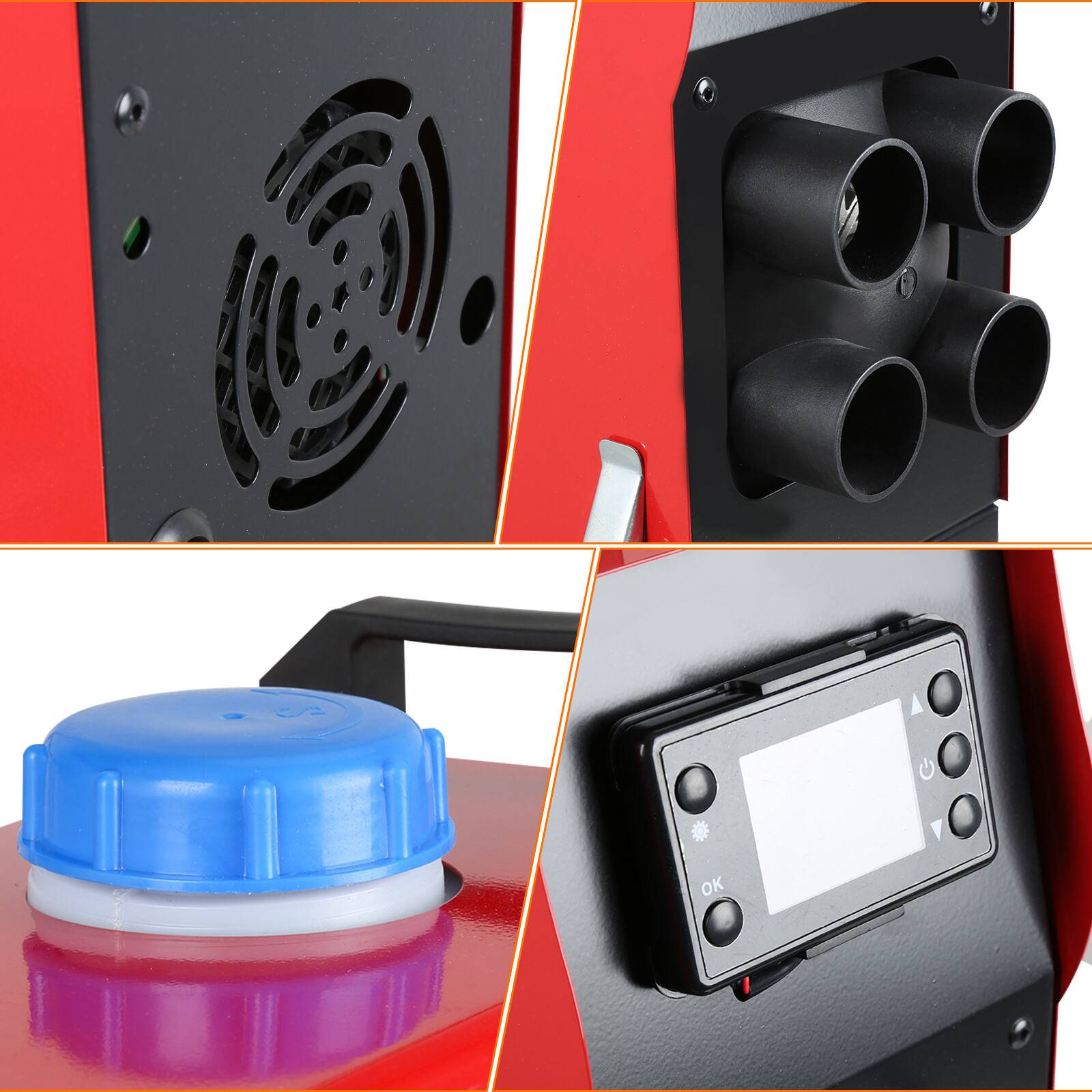 Diesel Standheizung 12V 8KW Verstellbar LCD Luftheizung Heizung Auto Heater Dieselheizung