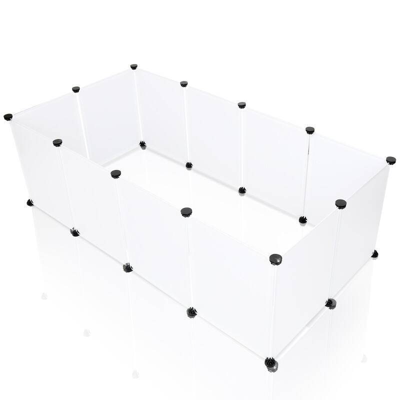 Freigehege Modularer Zaunbau Und zwar für den innenraum Weiß