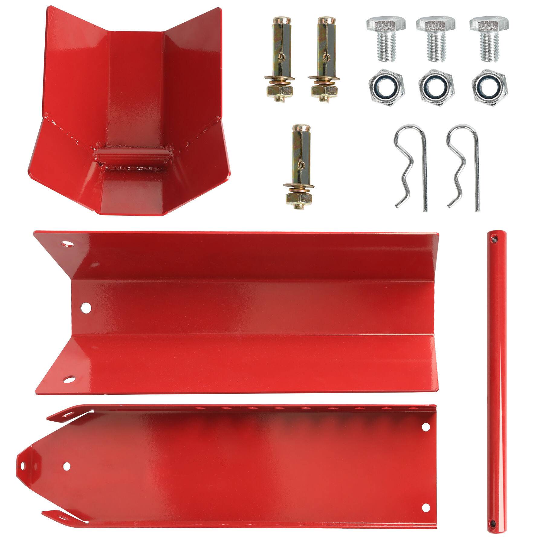 Motorradständer 9 Löcher , Mobile Motorrad Ständer aus Stahl Radwippe Motorradwippe Motorrad Radklemme (1 Stück)