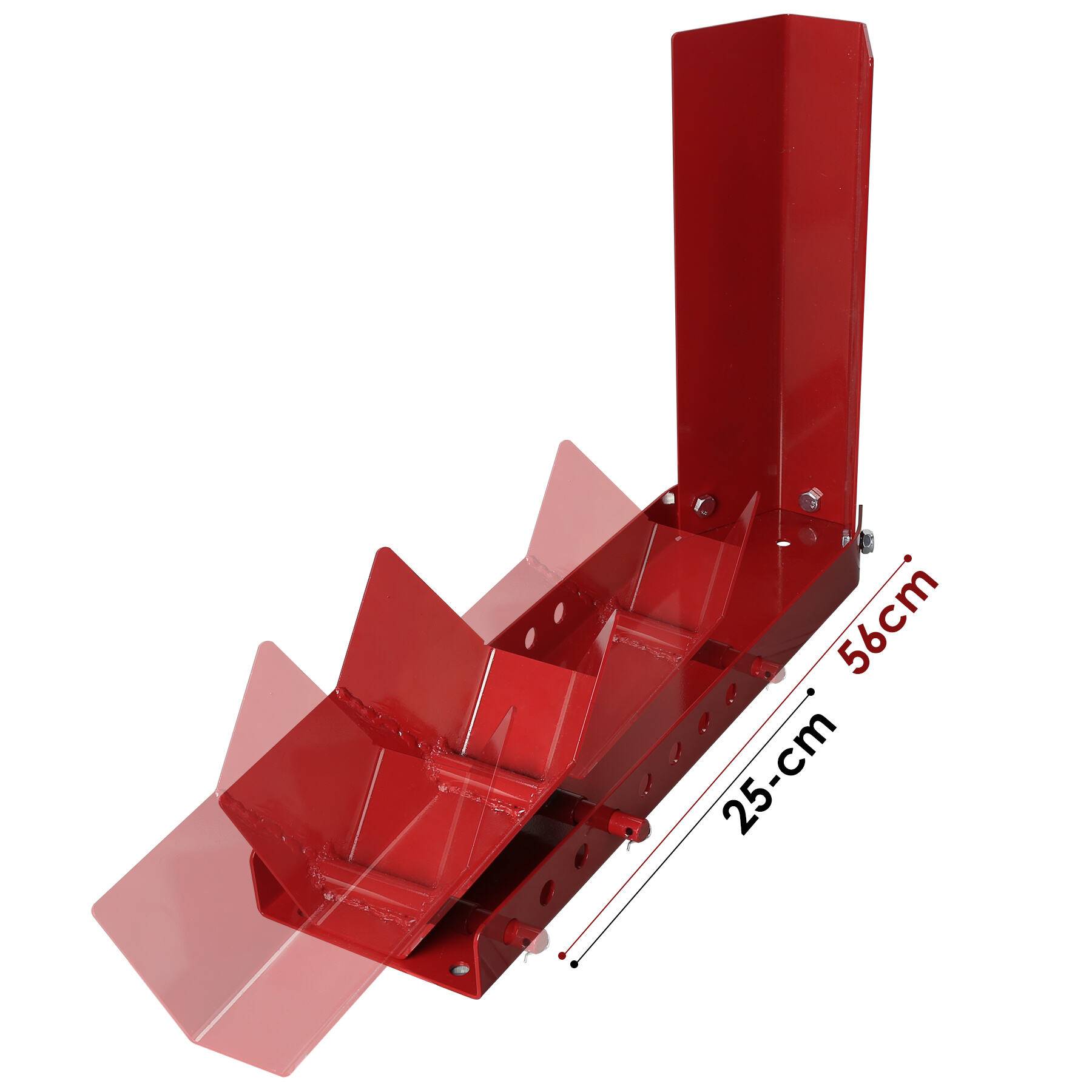 Motorradständer 9 Löcher , Mobile Motorrad Ständer aus Stahl Radwippe Motorradwippe Motorrad Radklemme (1 Stück)