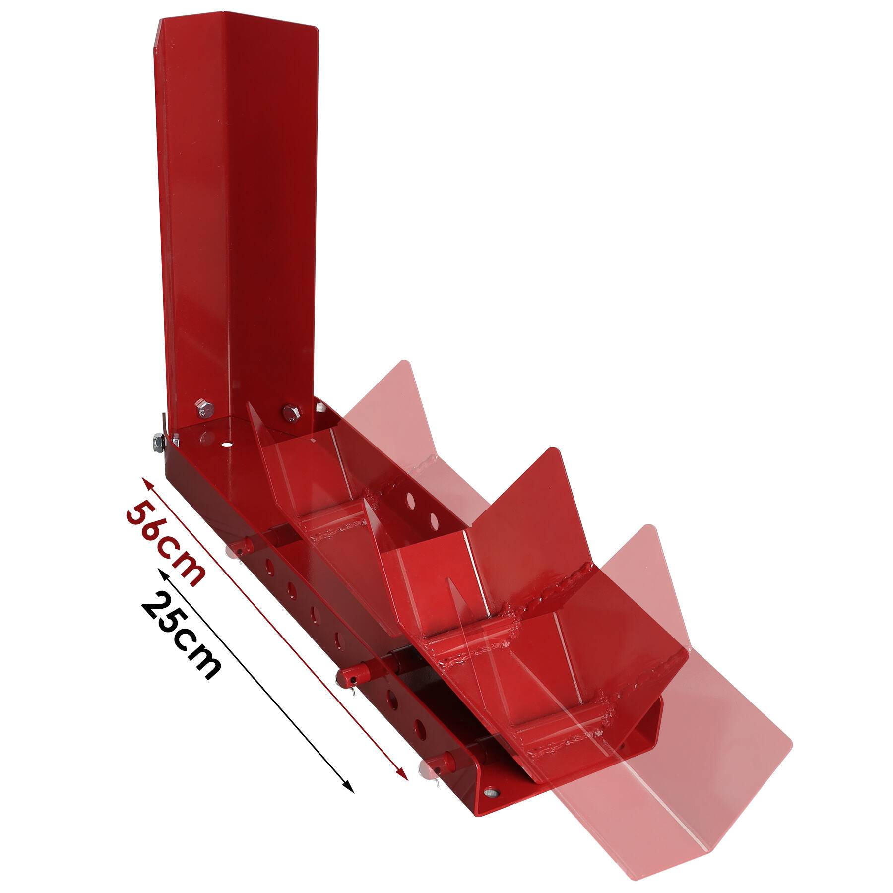 Motorradständer 9 Löcher , Mobile Motorrad Ständer aus Stahl Radwippe Motorradwippe Motorrad Radklemme (3 Stück)