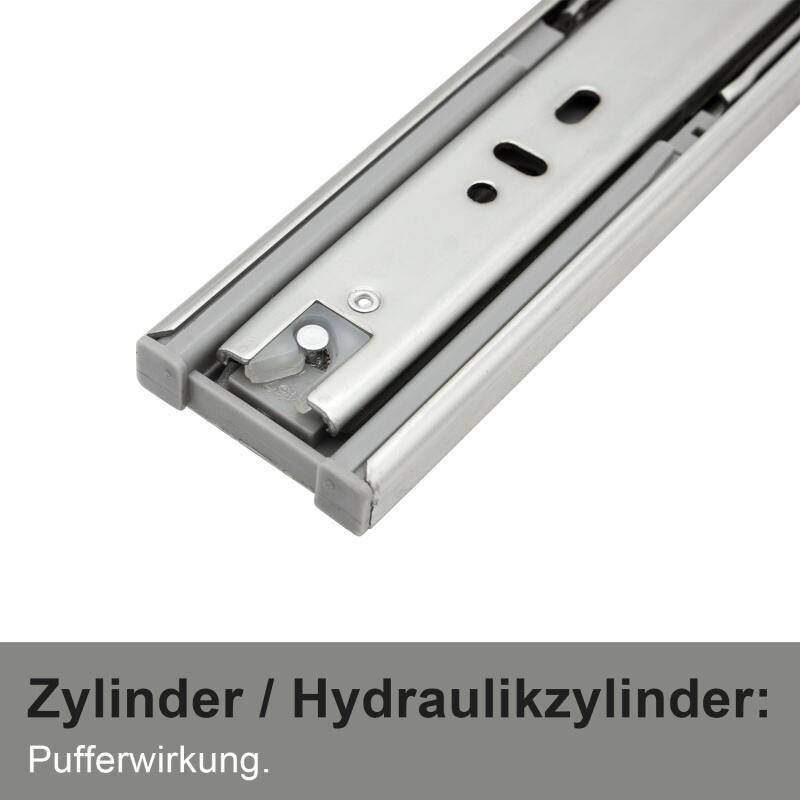 Schubladenschienen Schubladenauszug Soft Close Vollauszug Vollauszug Schubladenauszüge für Schubladen Schienensystem Auszugsschienen Gleitschiene Sc