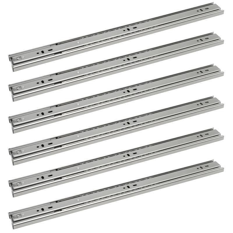 Schubladenschienen Schubladenauszug Soft Close Vollauszug Teleskopschiene Schubladenauszüge für Schubladen Schienensystem Auszugsschienen Gleitschie