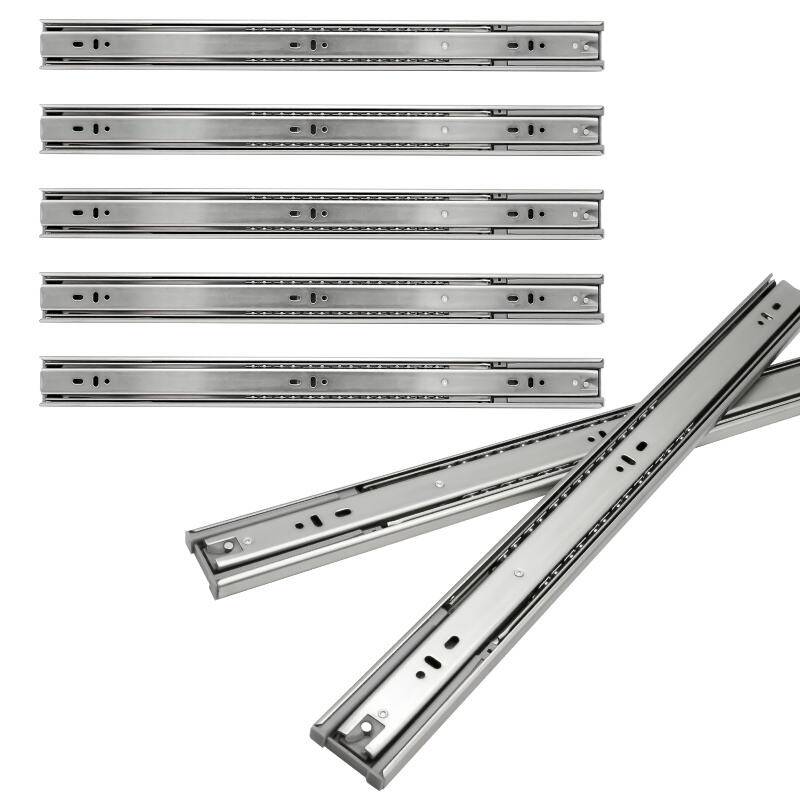 Schubladenschienen Schubladenauszug Soft Close Vollauszug Teleskopschiene Schubladenauszüge für Schubladen Schienensystem Auszugsschienen Gleitschie