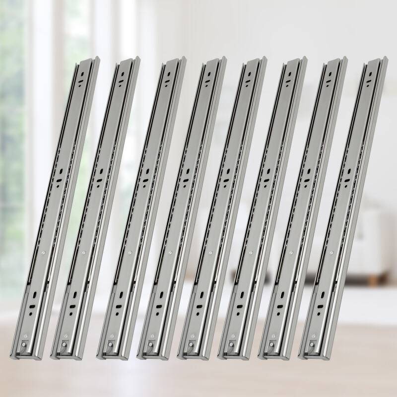 Schubladenschienen Schubladenauszug Soft Close Vollauszug Teleskopschiene Schubladenauszüge für Schubladen Schienensystem Auszugsschienen Gleitschie