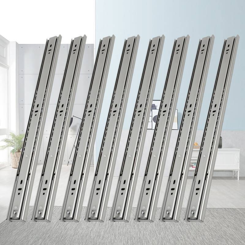 Schubladenschienen Schubladenauszug Soft Close Vollauszug Vollauszug Schubladenauszüge für Schubladen Schienensystem Auszugsschienen Gleitschiene Sc