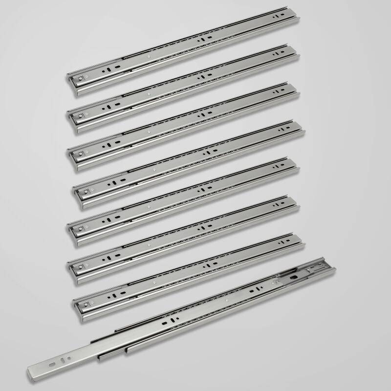 Schubladenschienen Schubladenauszug Soft Close Vollauszug Teleskopschiene Schubladenauszüge für Schubladen Schienensystem Auszugsschienen Gleitschie