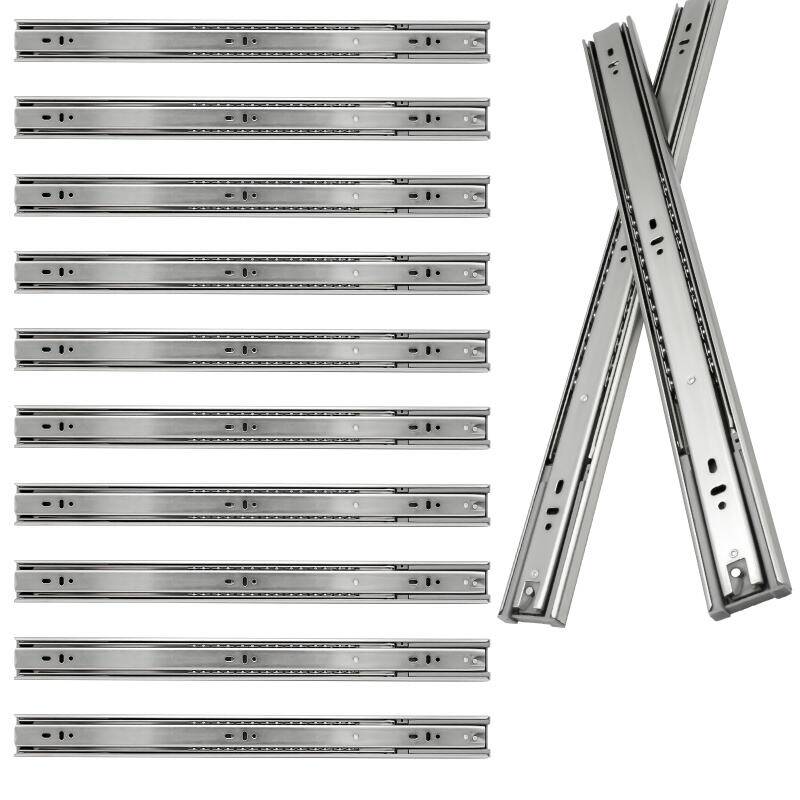 Schubladenschienen Schubladenauszug Soft Close Vollauszug Teleskopschiene Schubladenauszüge für Schubladen Schienensystem Auszugsschienen Gleitschie