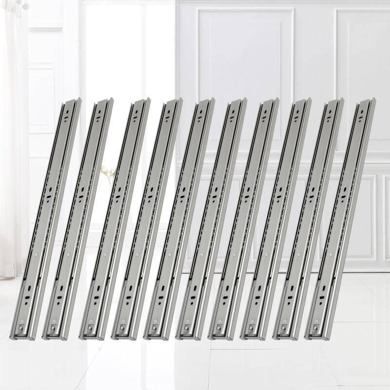 Schubladenschienen Schubladenauszug Soft Close Vollauszug Vollauszug Schubladenauszüge für Schubladen Schienensystem Auszugsschienen Gleitschiene Sc