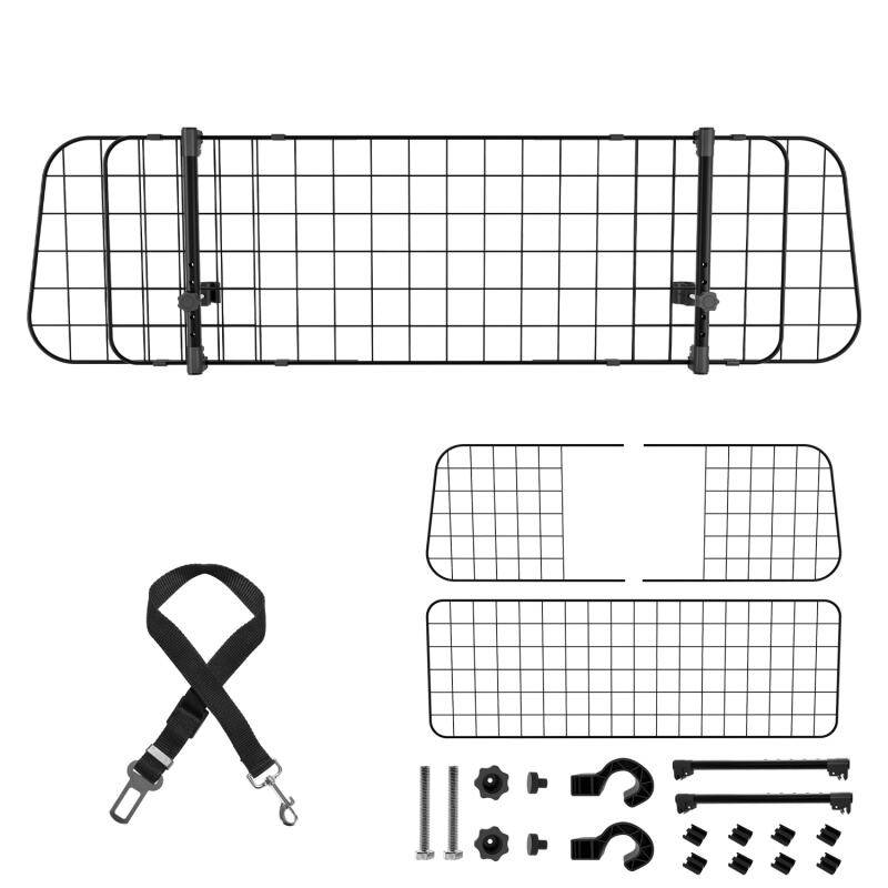 hundegitter auto Hundeschutzgitter Nimm 3 stacheldraht verstellbare Breite Für hunde schwarz