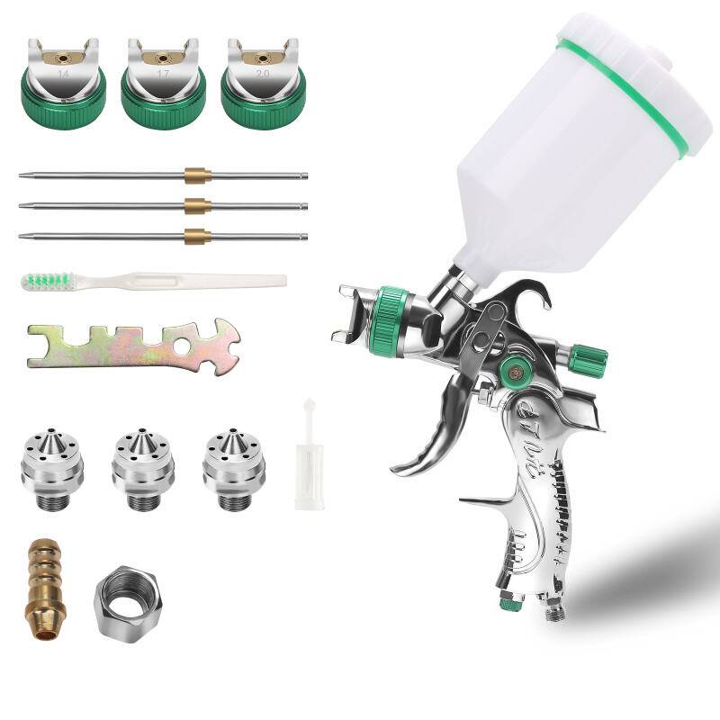 HVLP Lackierpistole 100 ml/min auf autos, schiffe und möbel 600ml Profi Spritzpistole 2 Stück