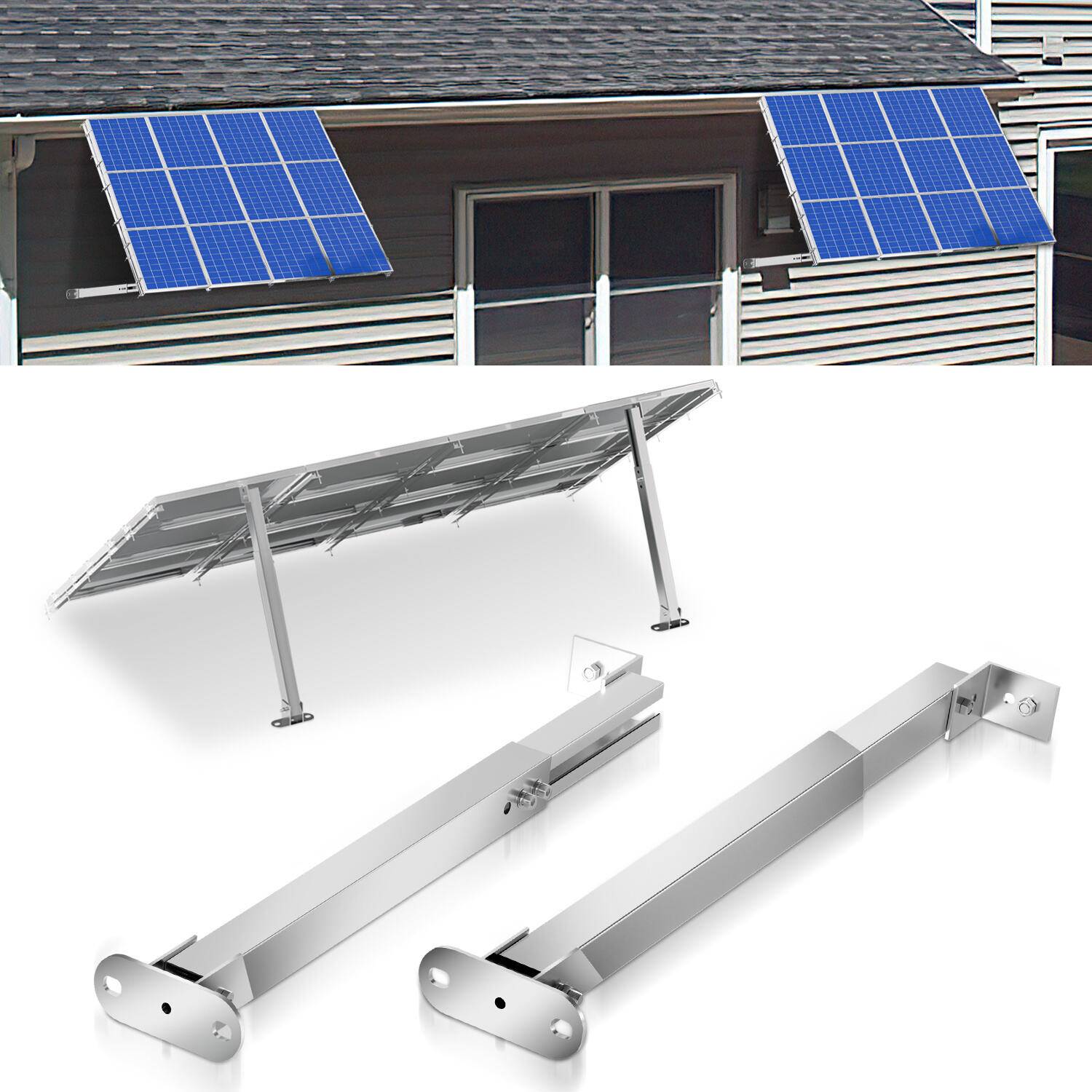 Halterung für Solarpanel Photovoltaik Solarmodul Aufständerung