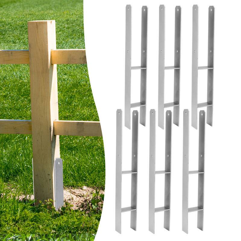 6x Pfostenanker ergolen Pergolen Stützenfuß Zaunträger Anker für Carports Pfahlbauten Wildtürme Zäune Pergola 91MM