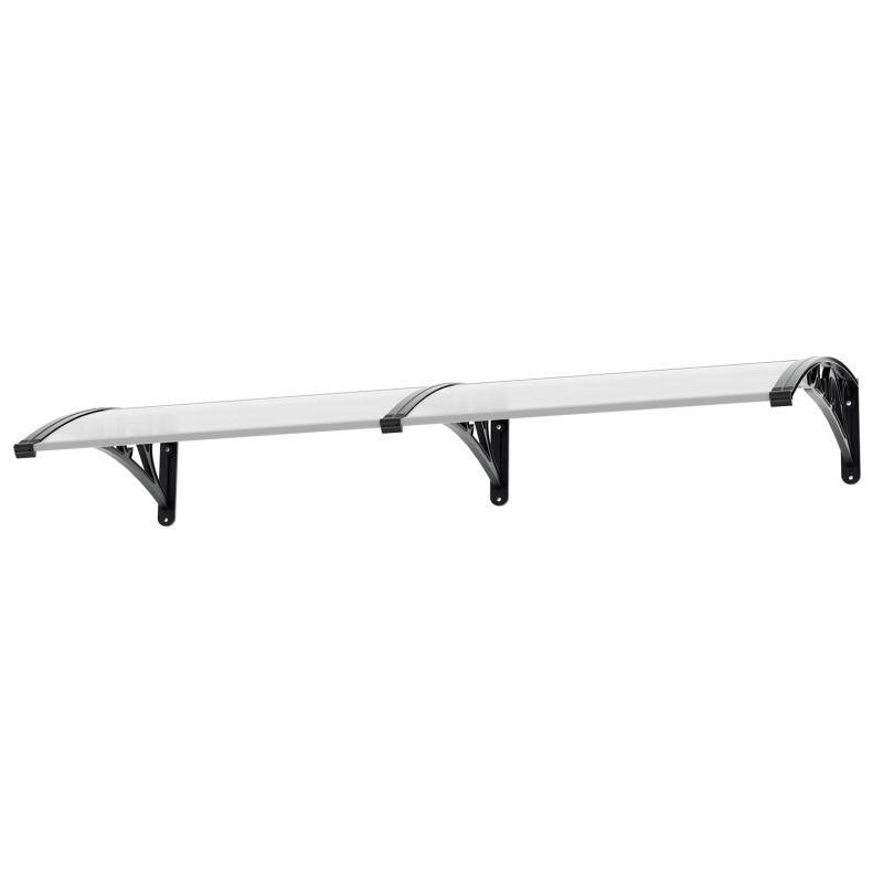 100x200cm Vordach Haustürvordach Türvordach Pultbogenvordach Haustür für Haustür und Terrasse