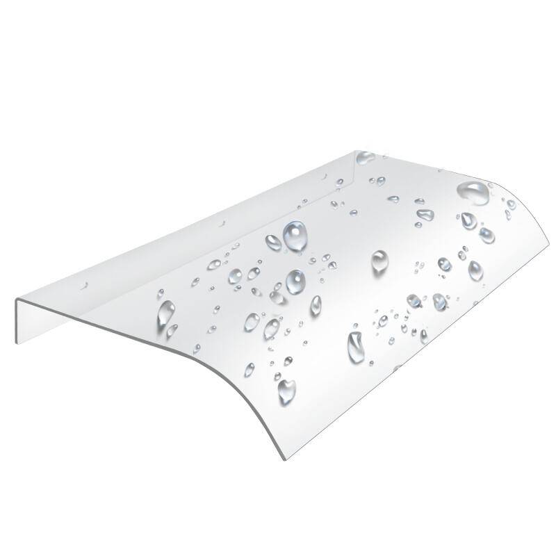 Vordach Haustürdach Pultvordach Türvordach 40x80cm Außenwandmontage