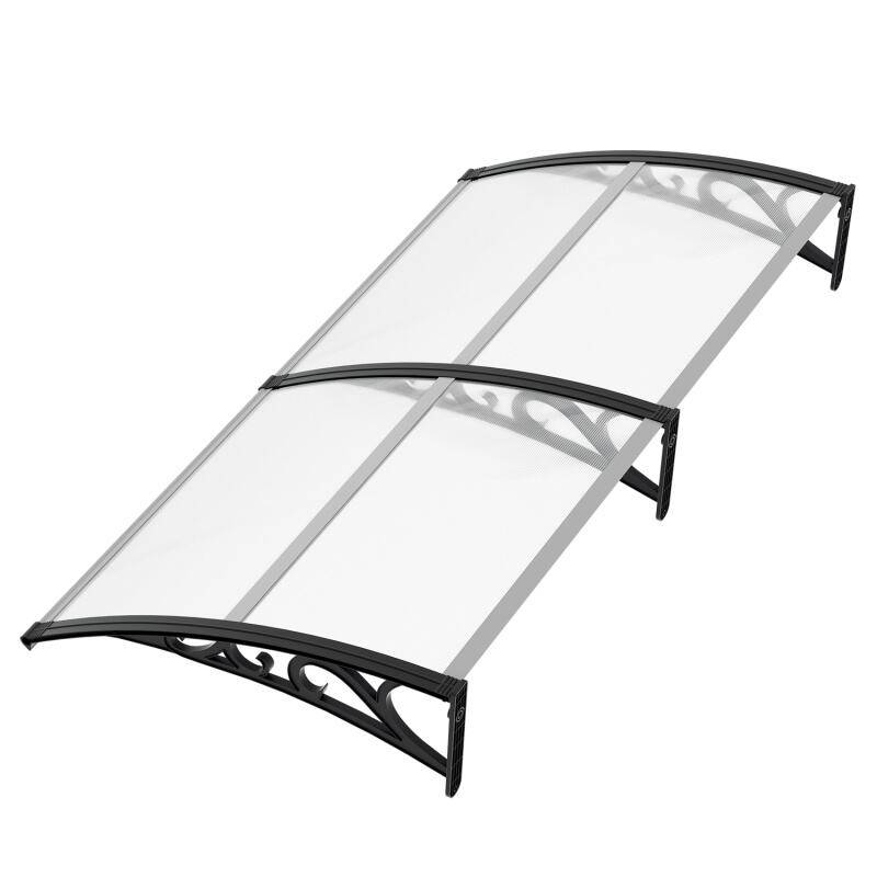 Vordach Türdach Haustürvordach Pultvordach (100x200cm)