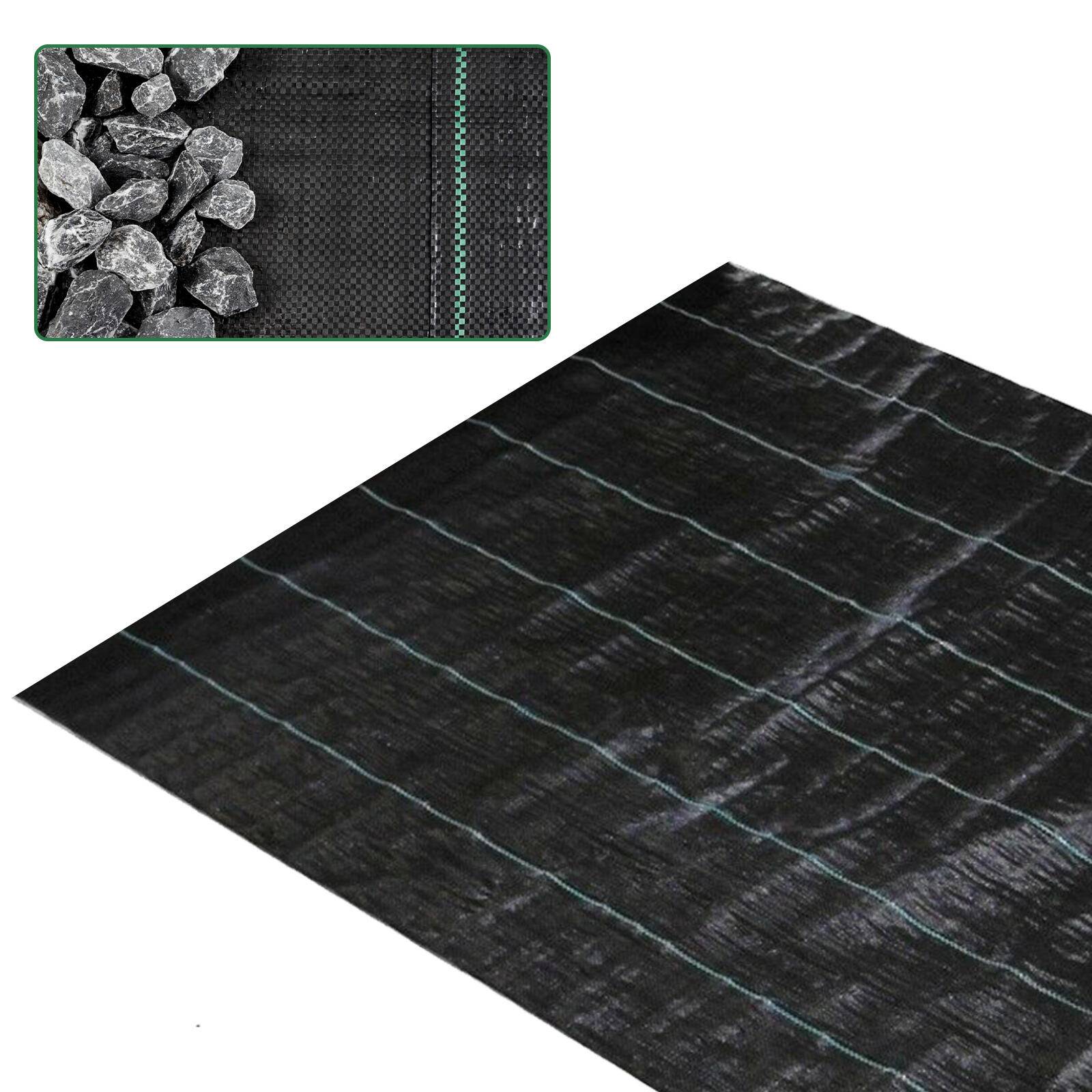 20m² Unkrautvlies, 2m x 10m, 90g/m² Gartenvlies Bodengewebe Mulchvlies, Reißfest, Schutzvlies Unkrautfolie