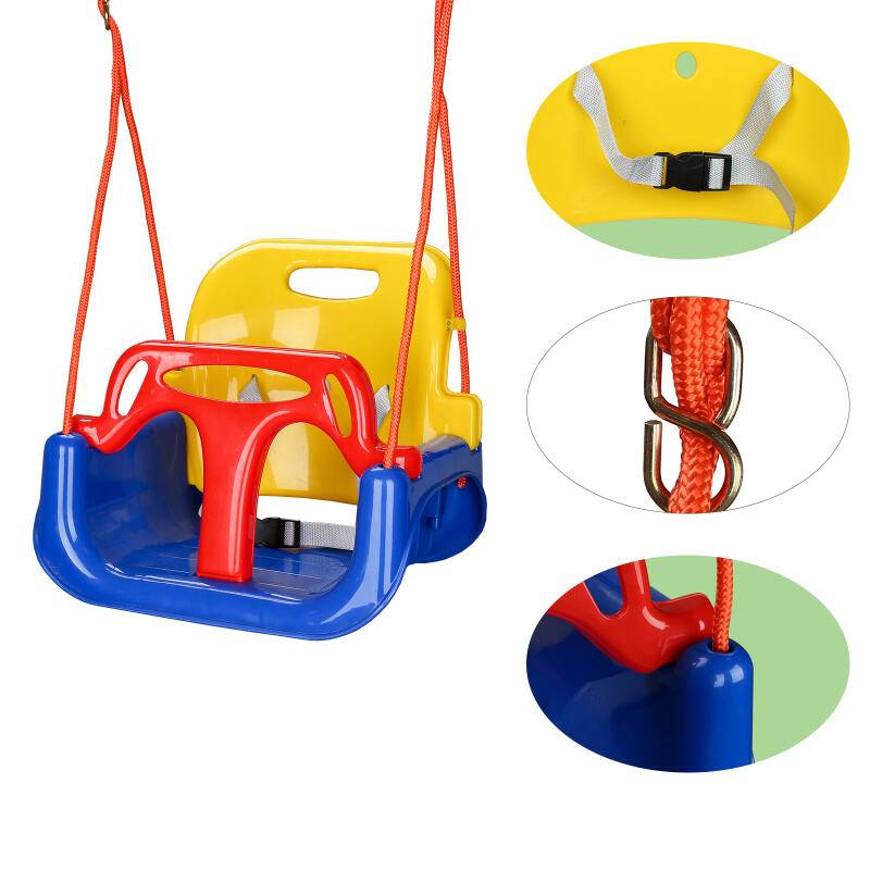Kinderschaukel Babysitz Baby 3 in 1 unterteilt Babyschaukel verstellbar unterteilt 3 Baby Swing Sitz Innen und außen können bis zu 50kg tragen