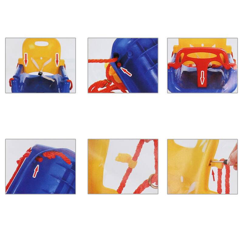 Kinderschaukel Babysitz Baby 3 in 1 unterteilt Babyschaukel verstellbar unterteilt 3 Baby Swing Sitz Innen und außen können bis zu 50kg tragen